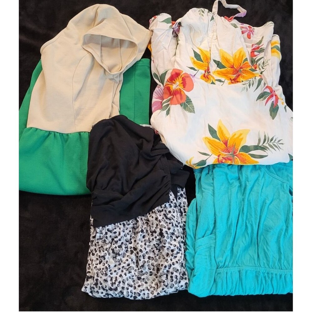 Lot Of Woman's Size Large Summer Dresses Mixed Brands Bundle